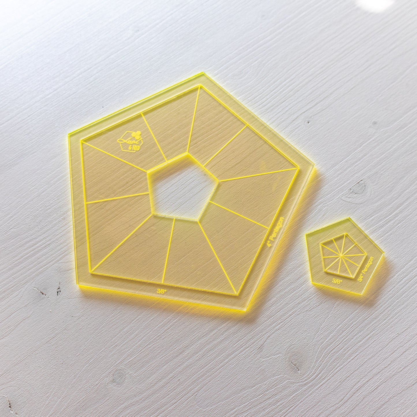 4"-Pentagon mit 3/4"-Pentagon