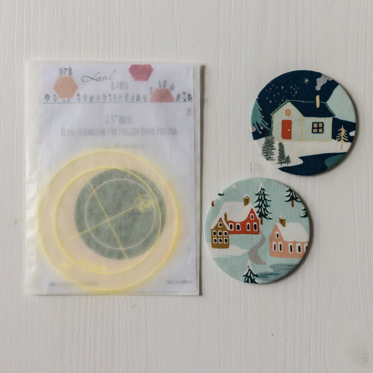 2,5"-Kreis-Acrylschablone