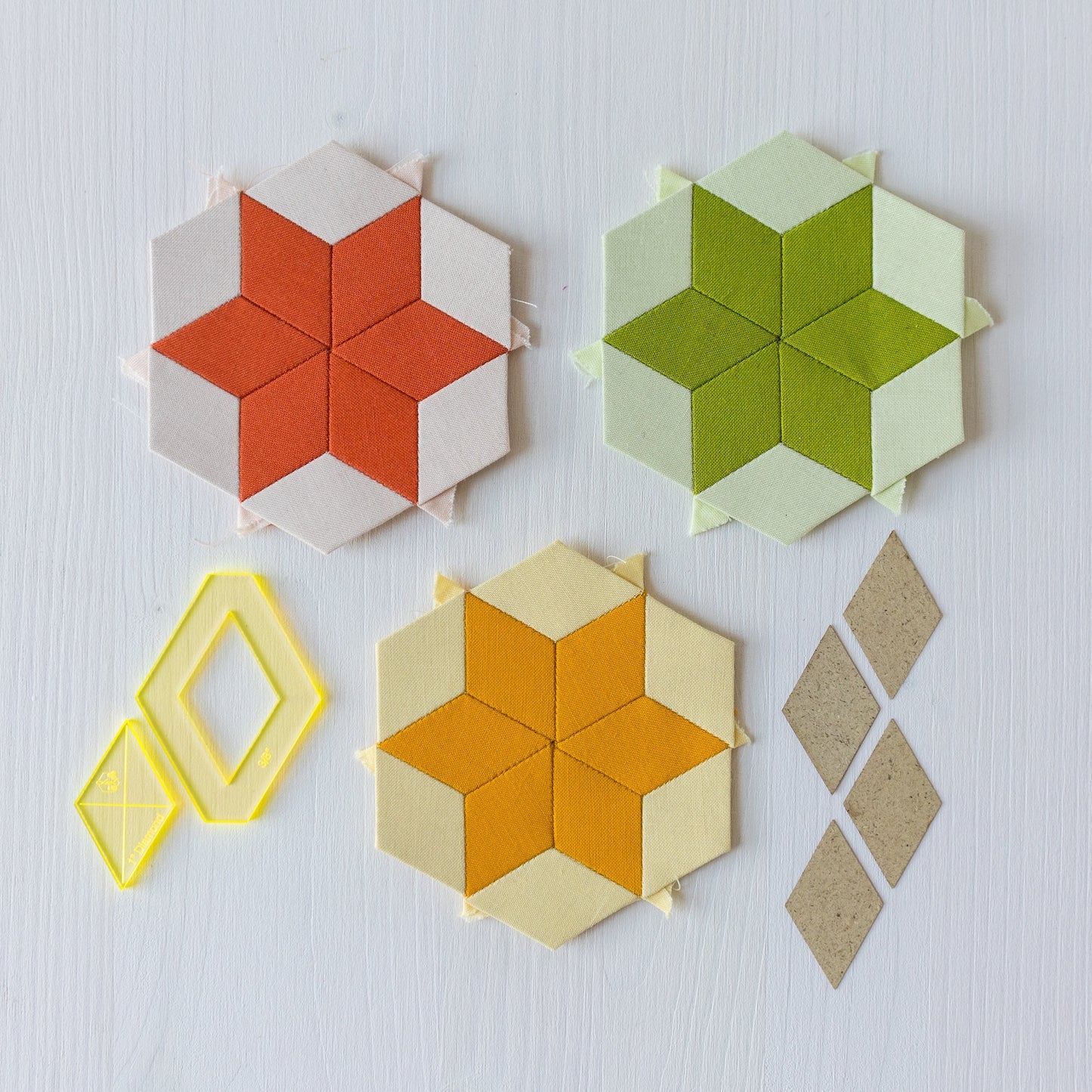 1"-Diamant-Acrylschablone 60°