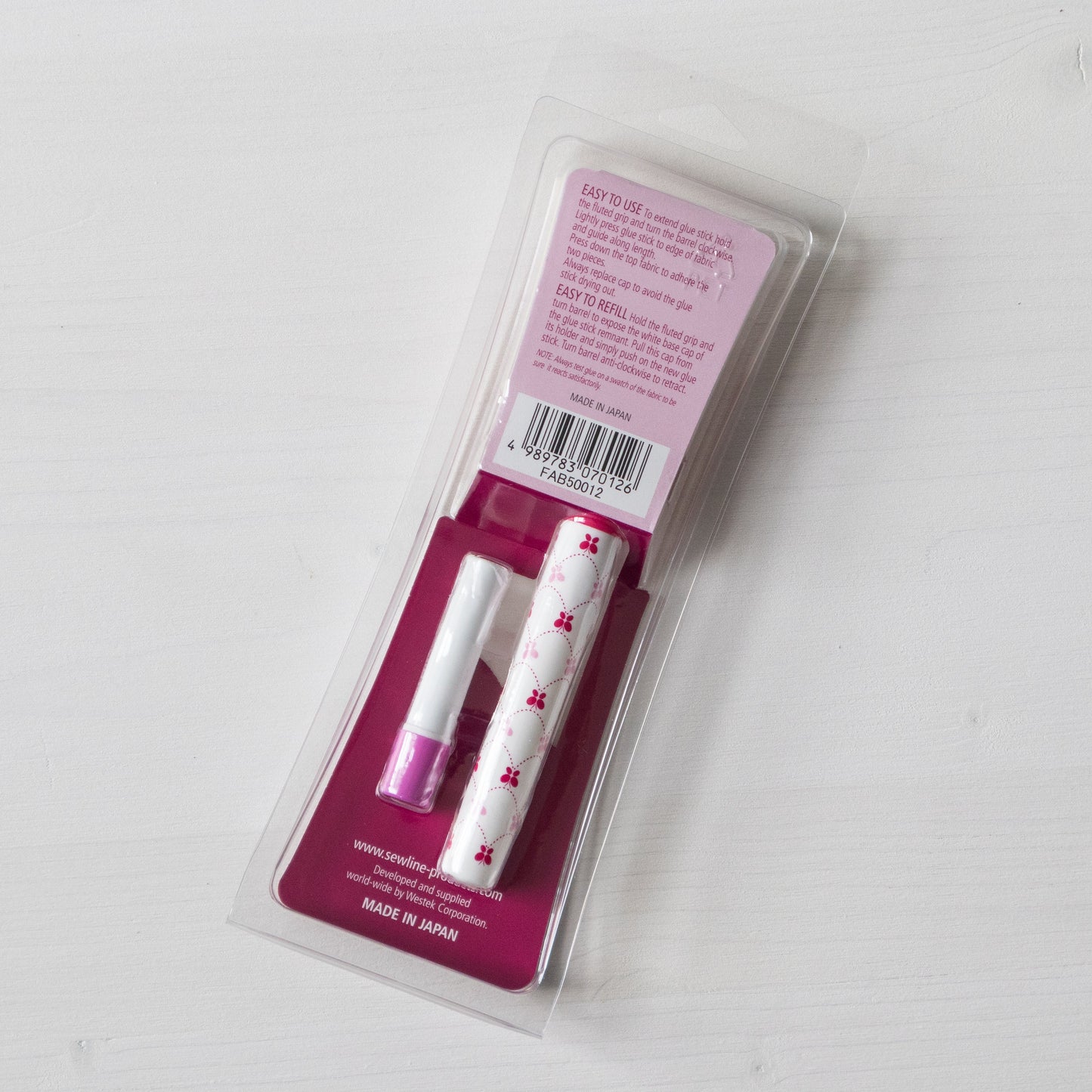 Sewline Klebestift mit Nachfüllpatrone