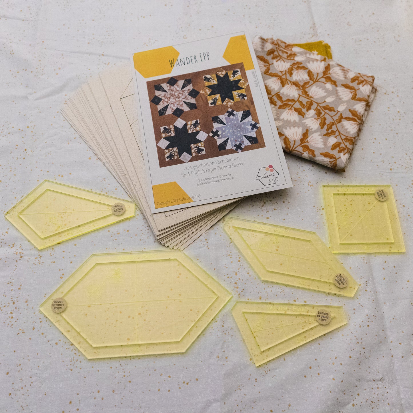 Quiltwerke Wander EPP - Schablonen-Set