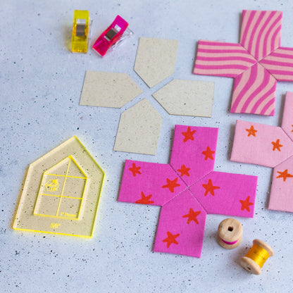 1"-Haus-Acrylschablone