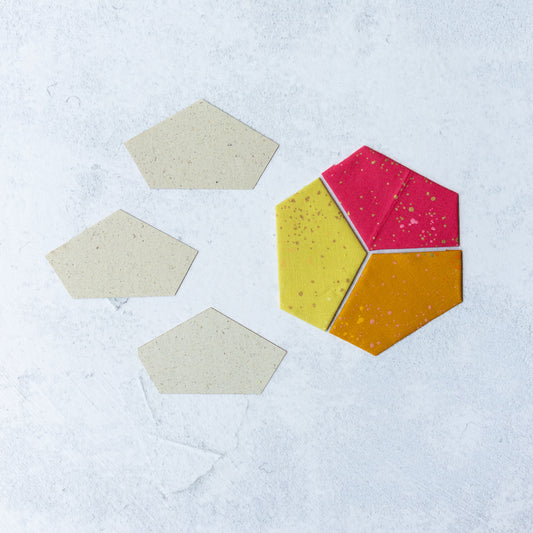 2"-Krone-Papierschablonen